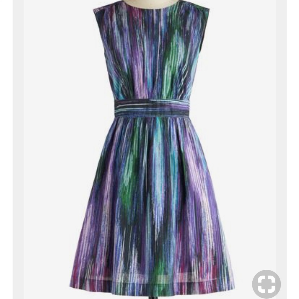 Modcloth Twirl Dress by Emily and Fin Size Large